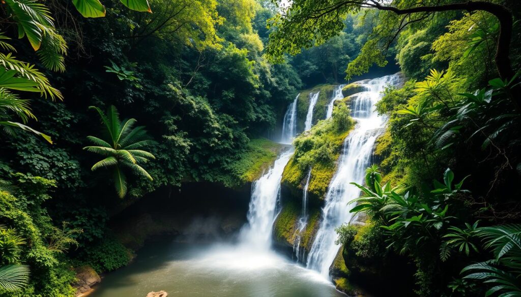 Oahu waterfalls