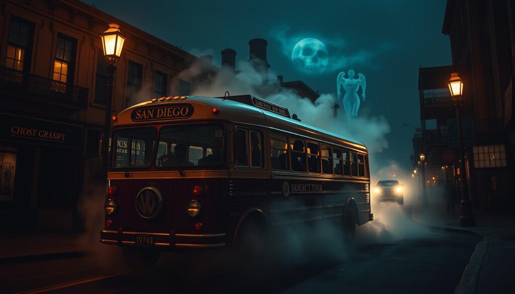 San Diego ghost tour by bus