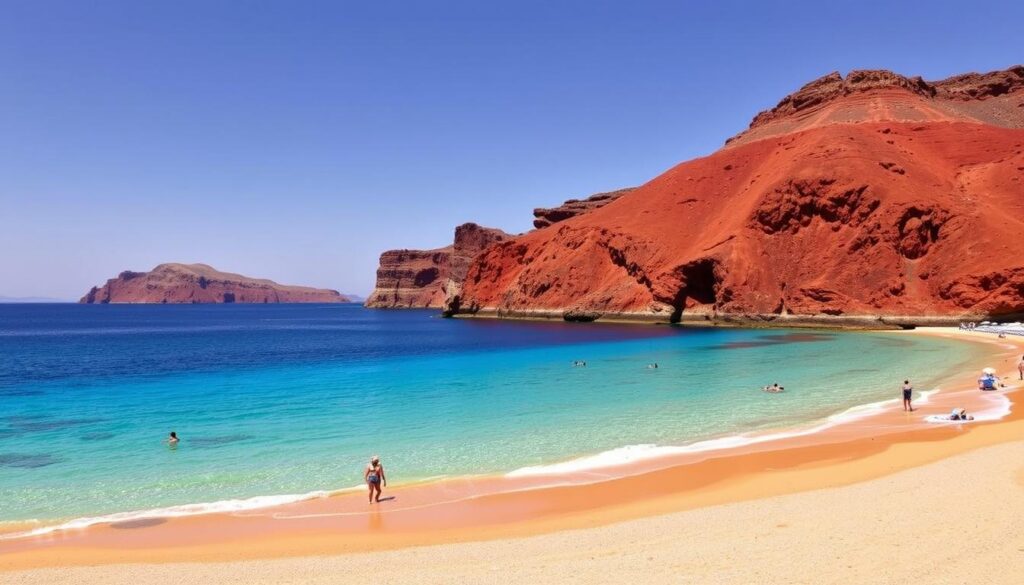 Santorini Red Beach