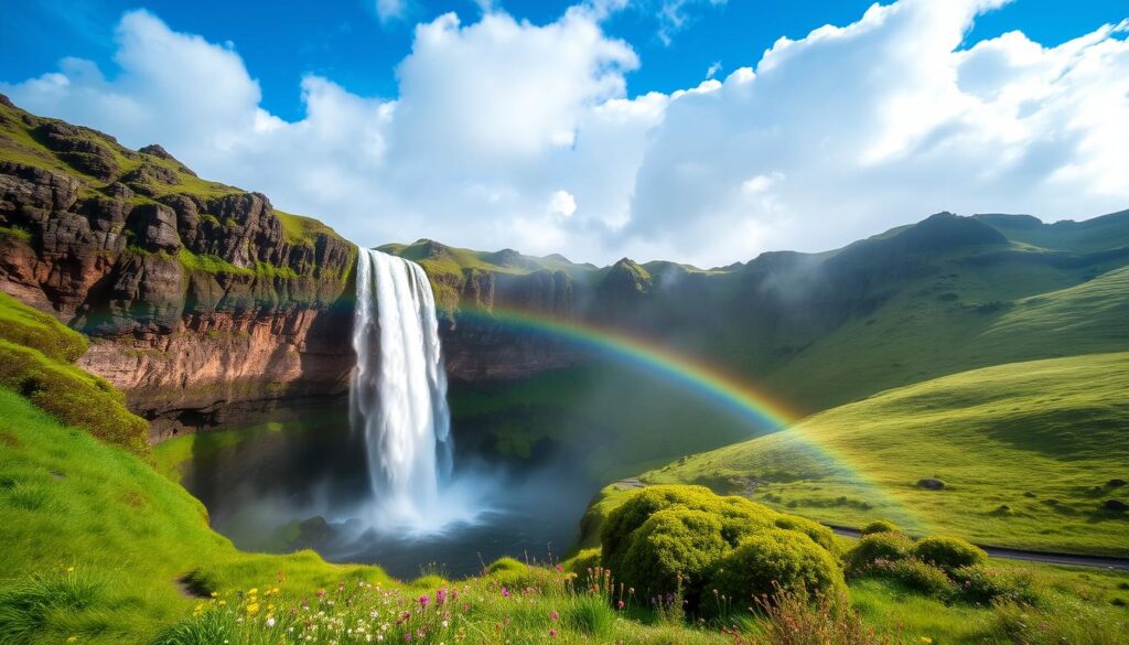 Skógafoss Waterfall