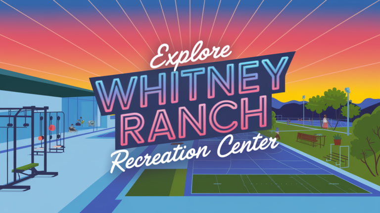 Explore Whitney Ranch Recreation Center: Your Destination for Fun, Fitness, and Community Activities!