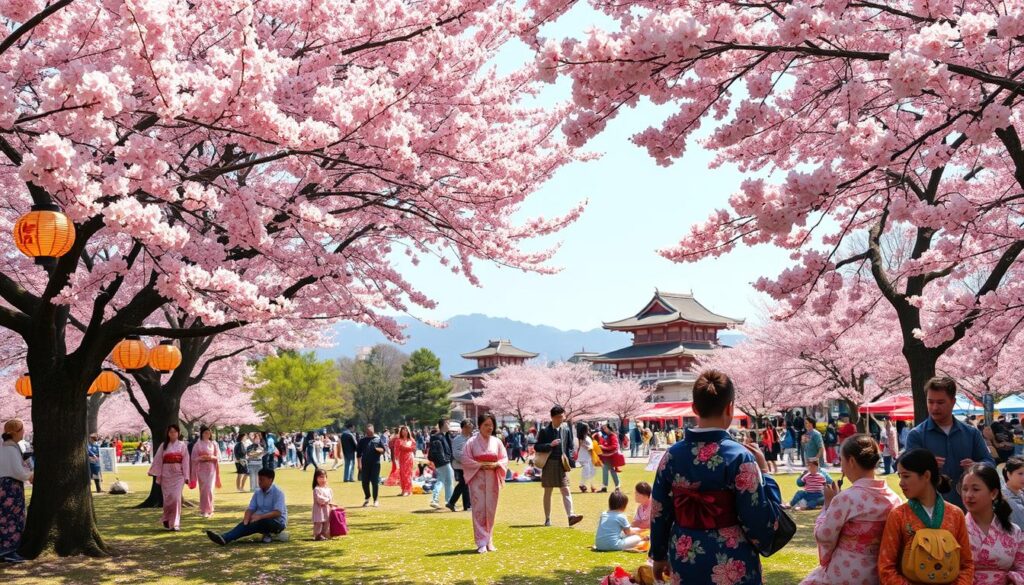 cherry blossom festivals in japan