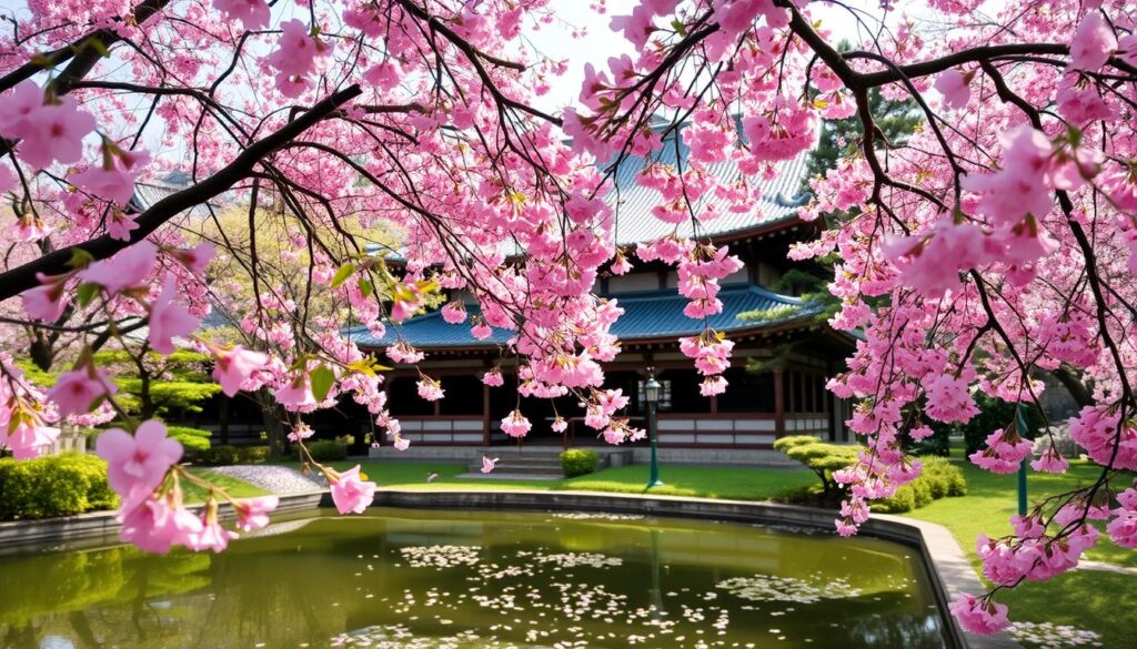 Cherry Blossom Season at Ikegami Honmon-ji Temple