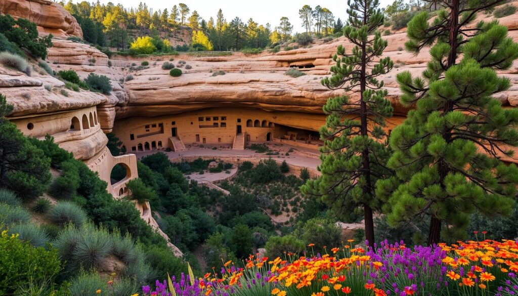 Exploring the Gila Cliff Dwellings