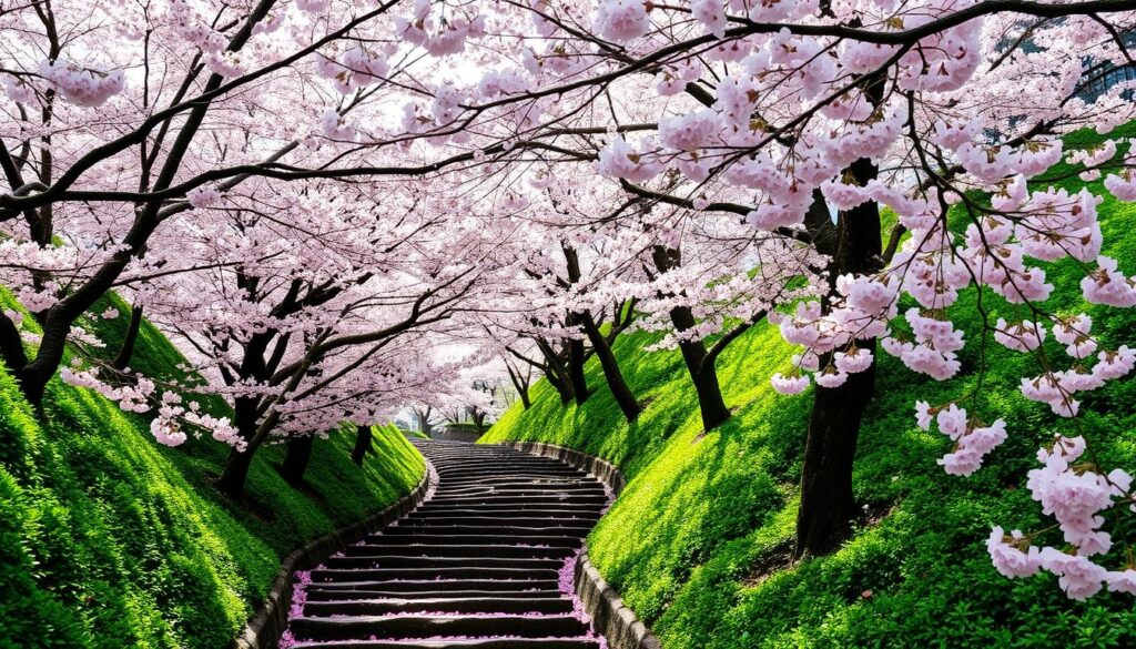 Keage Incline Cherry Blossoms