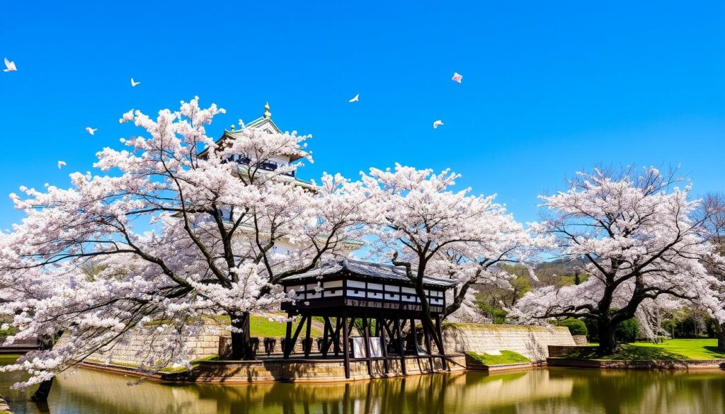 Nijo Castle cherry blossoms