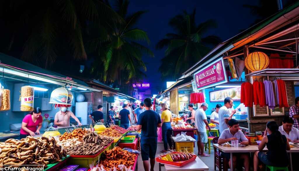 Seafood street food in Nha Trang