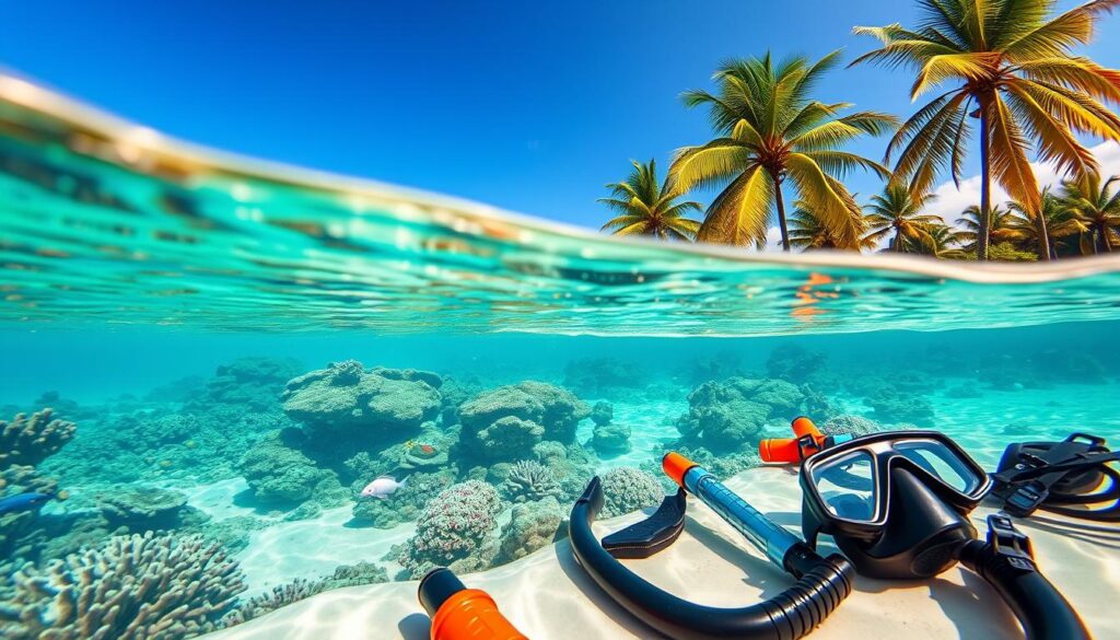 organizing snorkeling trips in the Bahamas