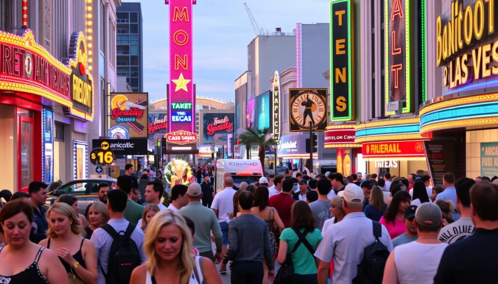 people watching Vegas