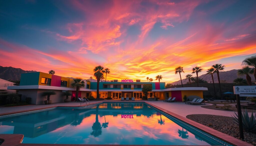 Instagrammable hotels Palm Springs