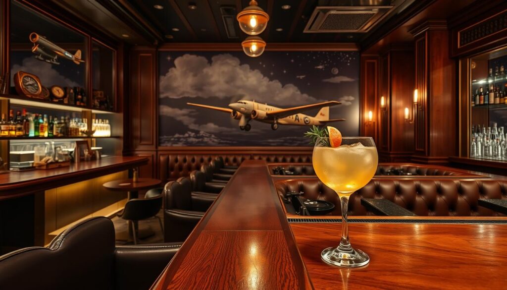 aviation-themed speakeasy