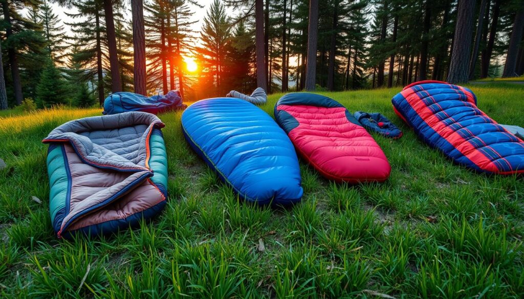 sleeping bags