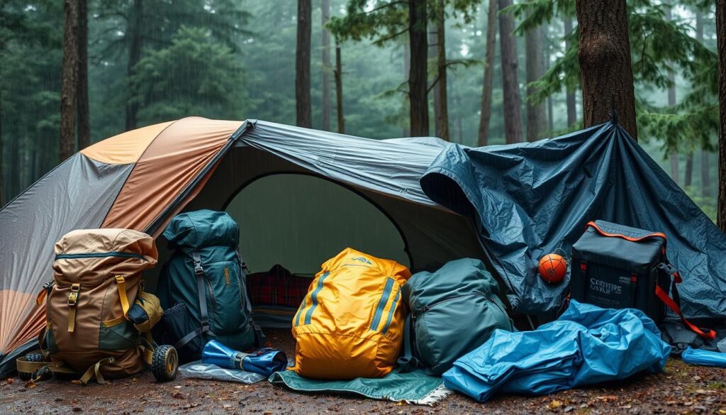 weatherproof camping gear