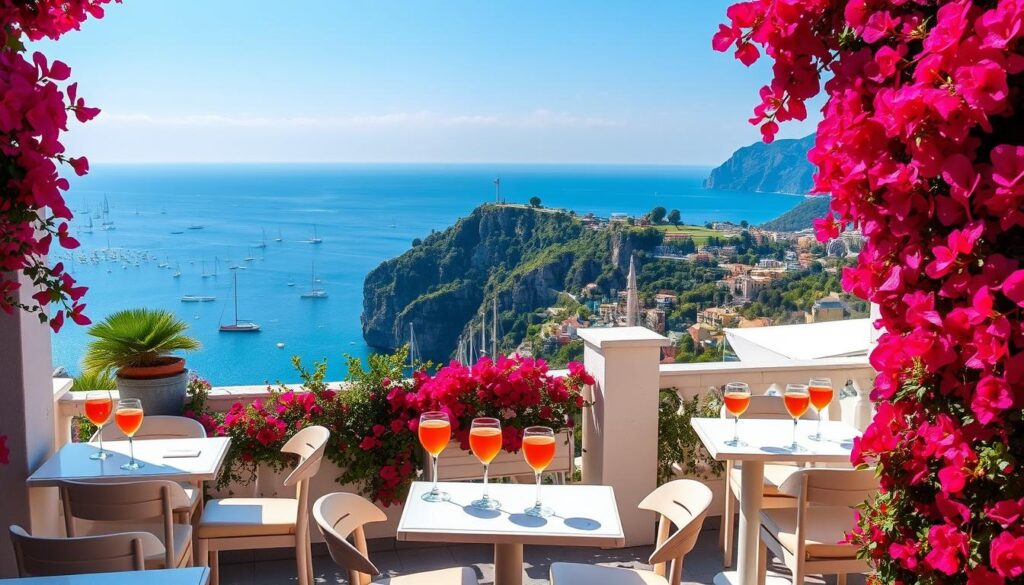 Café Amalfi beach views