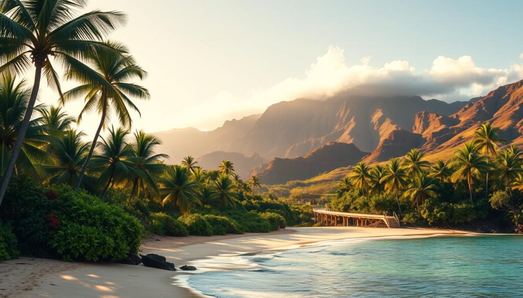 Hawaiian island paradise