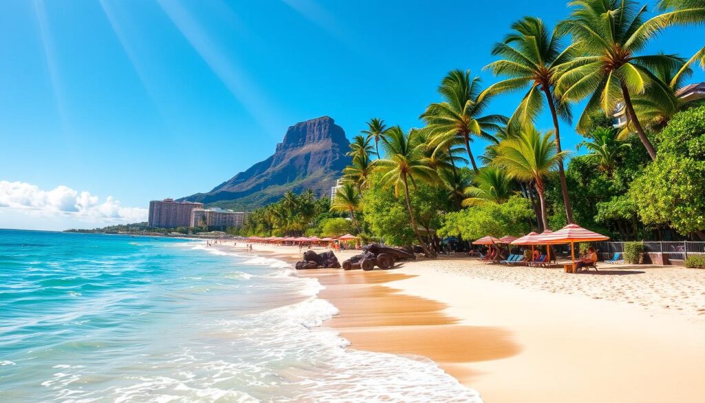 Waikiki Beach shoreline