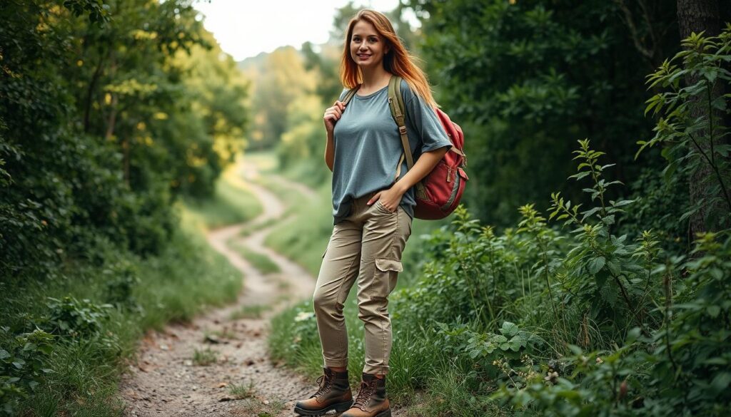 hiking outfit aesthetics