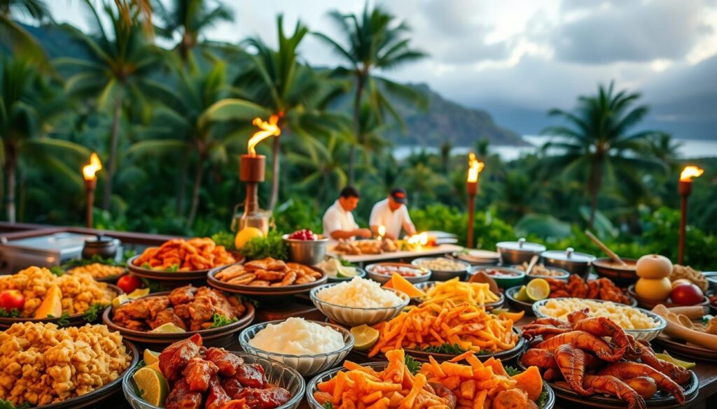 luau buffet