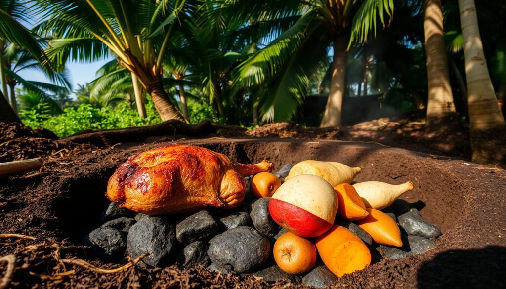 traditional Hawaiian oven